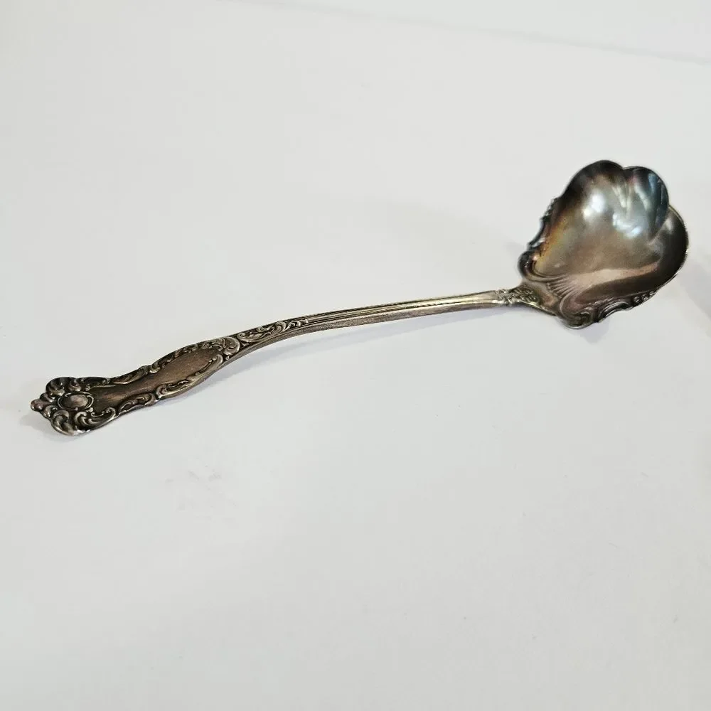 WM Rogers & Co. Oxford Pattern AA Silver Plated Serving Meat Fish Forks & Ladle